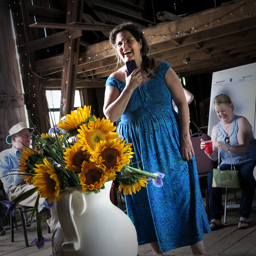 Mary Laymon speaking